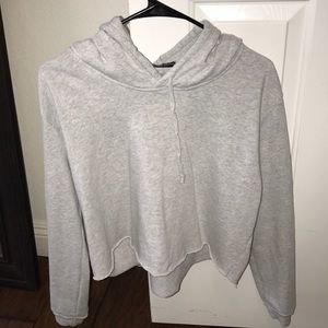 brandy melville crop hoodie